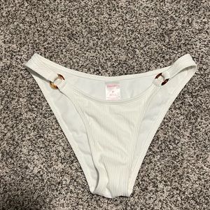 White target bikini bottoms